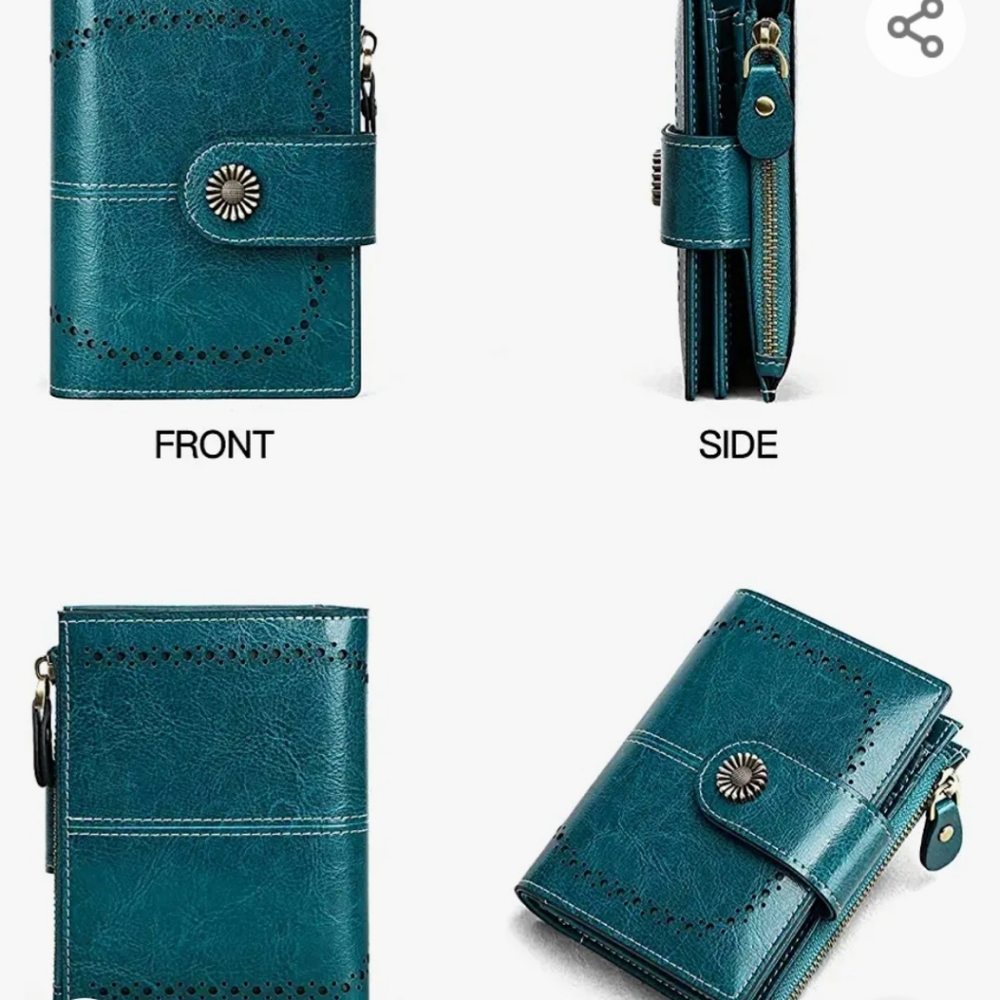 NIB Seammer Bifold Leather Wallet - Picture 9 of 9